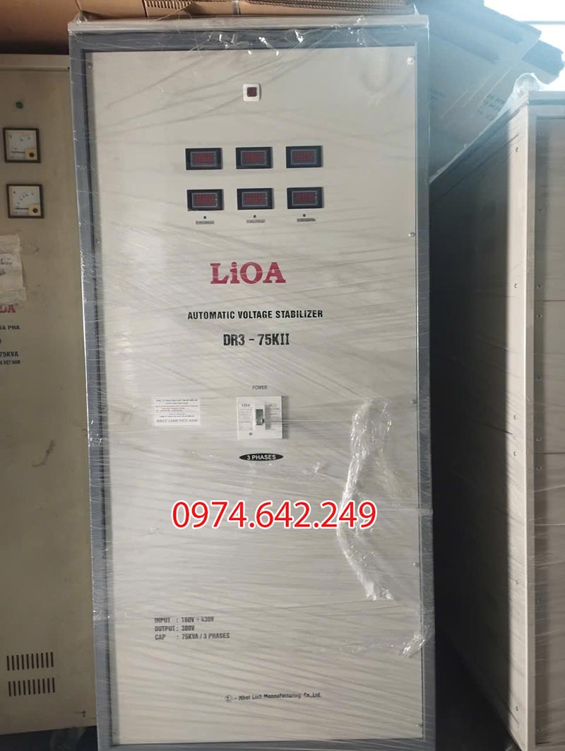 Ổn áp LiOA 75kVA 3 pha DR3