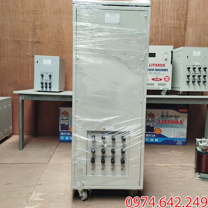 Đằng sau của biến áp 25kva 3 pha Litanda