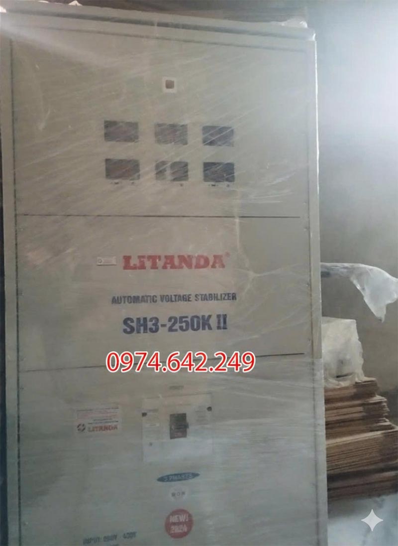 Ổn áp 3 pha 250kVA thương hiệu Litanda