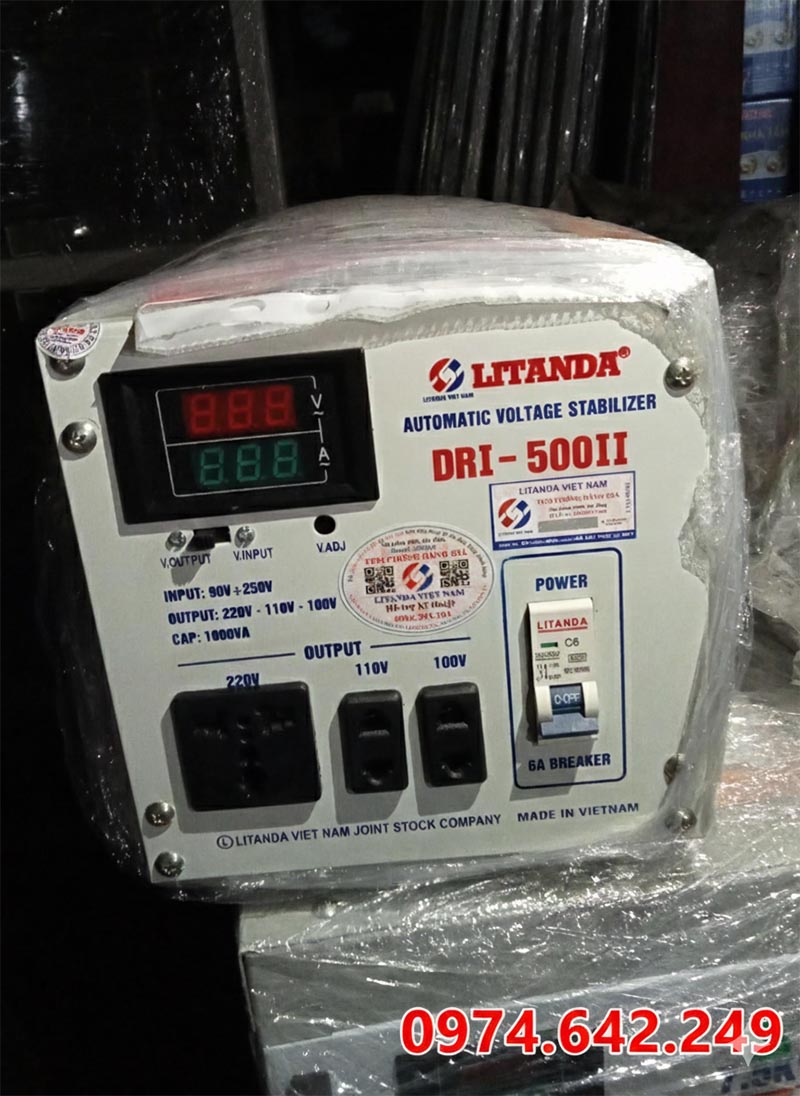 Ổn áp 500kVA Litanda DRI - 500II