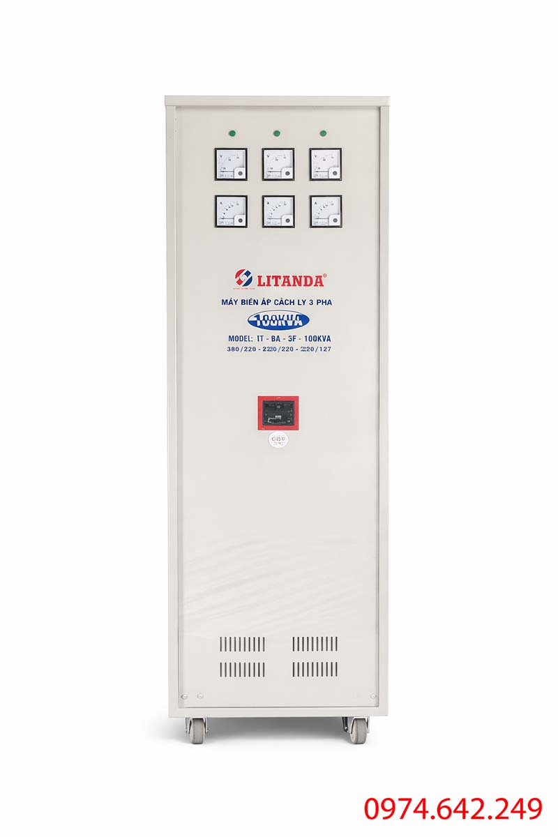 Biến áp cách ly 3 pha 100kVA Litanda