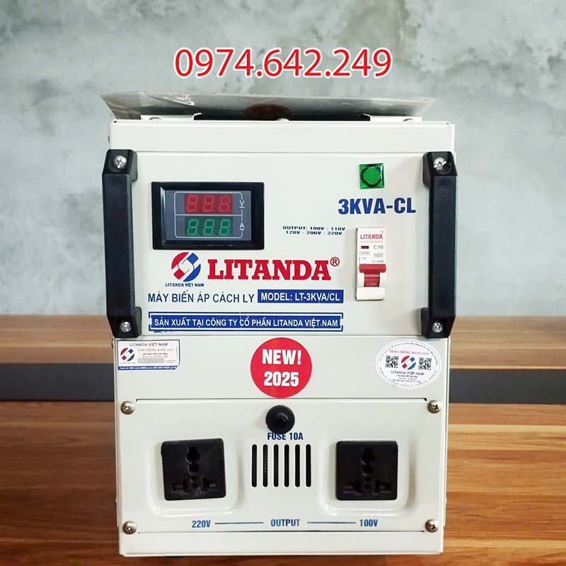 Biến áp cách ly audio 3kVA