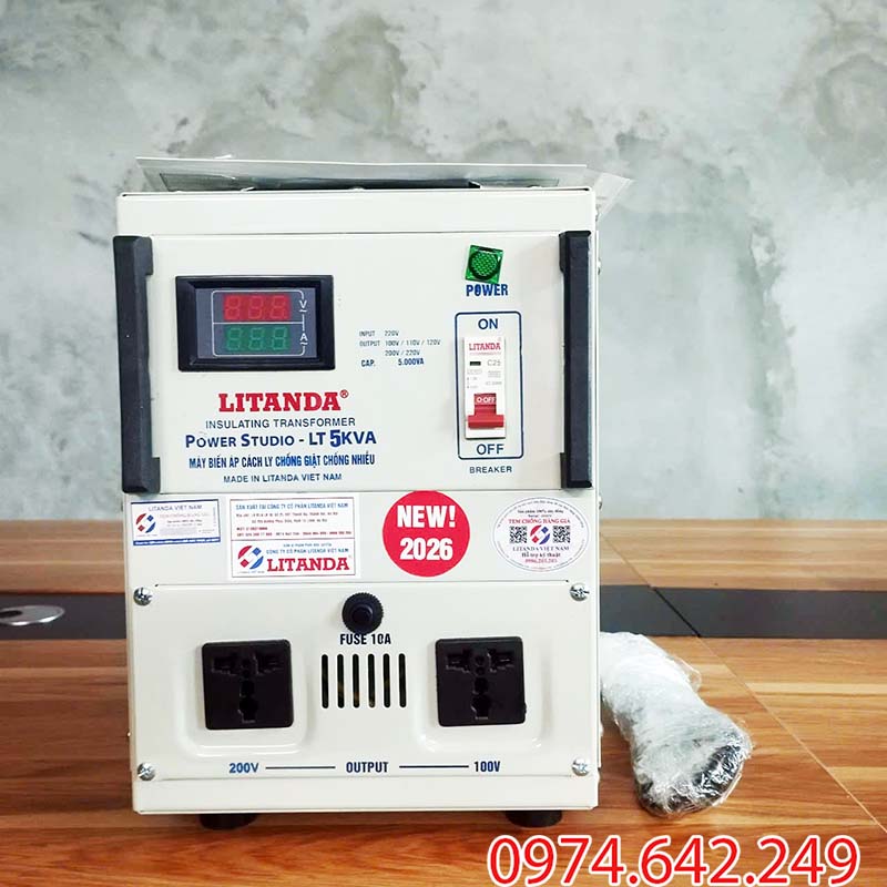 Biến áp cách ly audio 5kVA