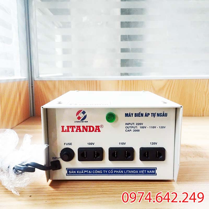 Bộ đổi nguồn 220V sang 110V 2000W Litanda
