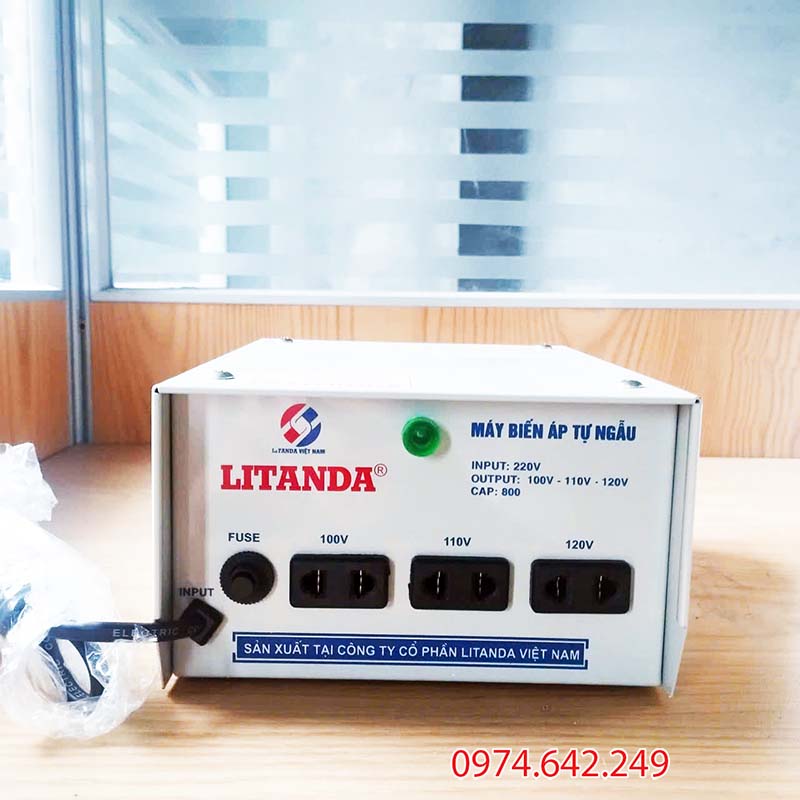 Bộ đổi nguồn 220V sang 110V 800W Litanda