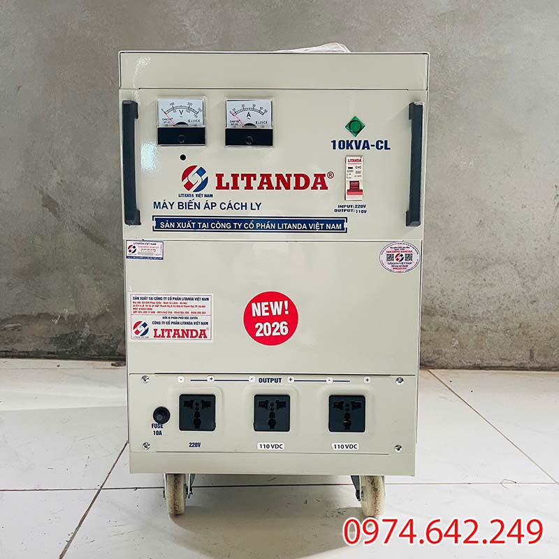 Bộ đổi nguồn VAC ra VDC - biến áp cách ly 10kva