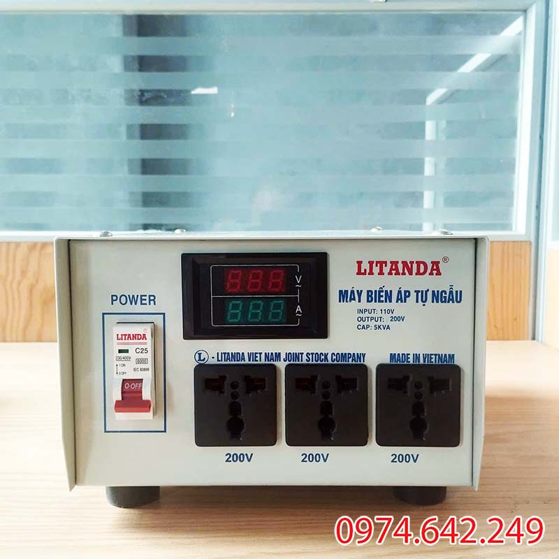Bộ đổi nguồn 110V sang 200V Litanda