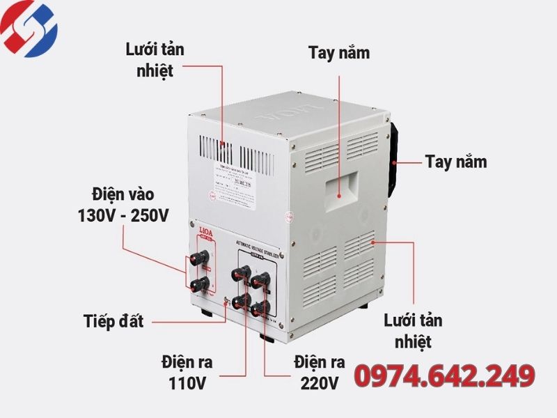 Giới thiệu về cấu tạo ổn áp Lioa