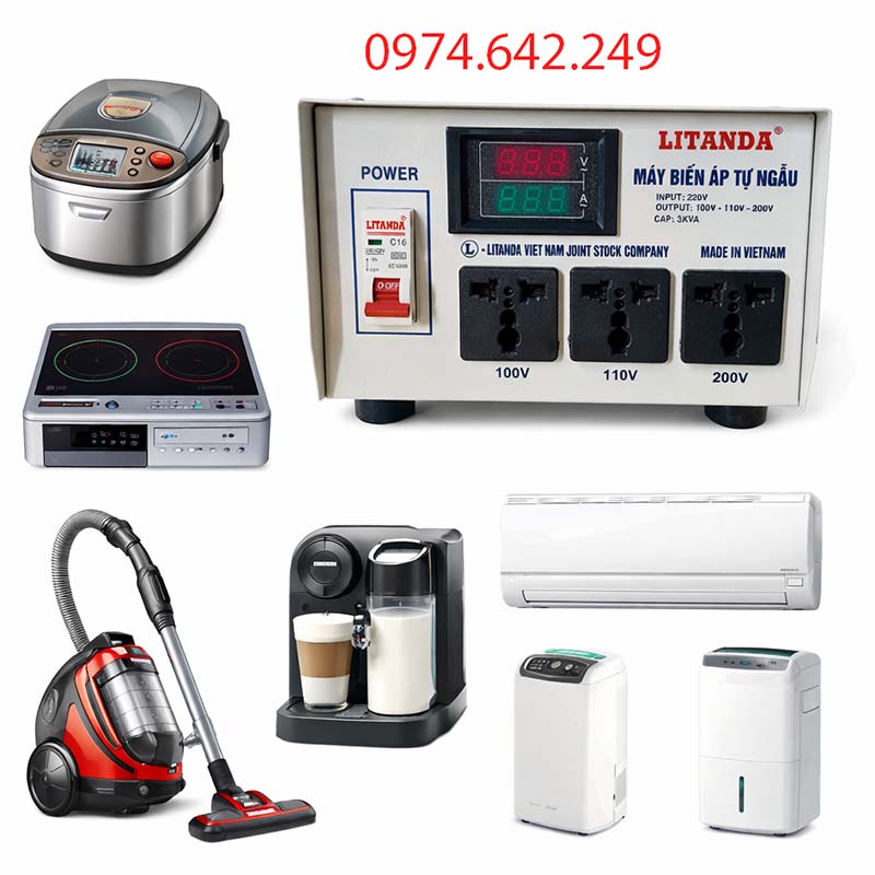Một số sản phẩm nội địa Nhật/Mỹ cần sử dụng bộ đổi nguồn
