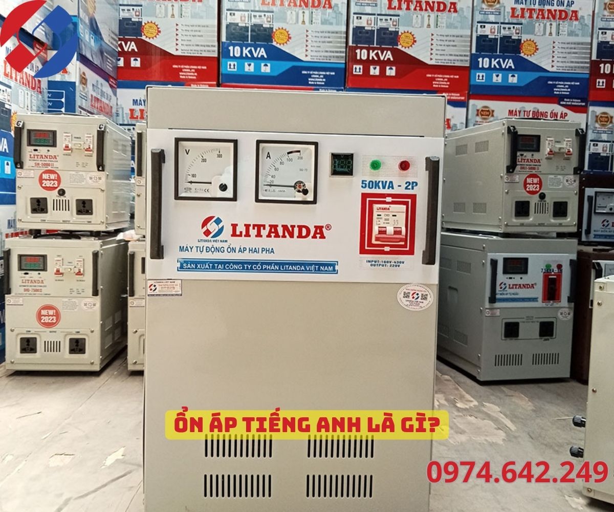 Ổn áp tiếng Anh là gì? Cách gọi đúng trong kỹ thuật