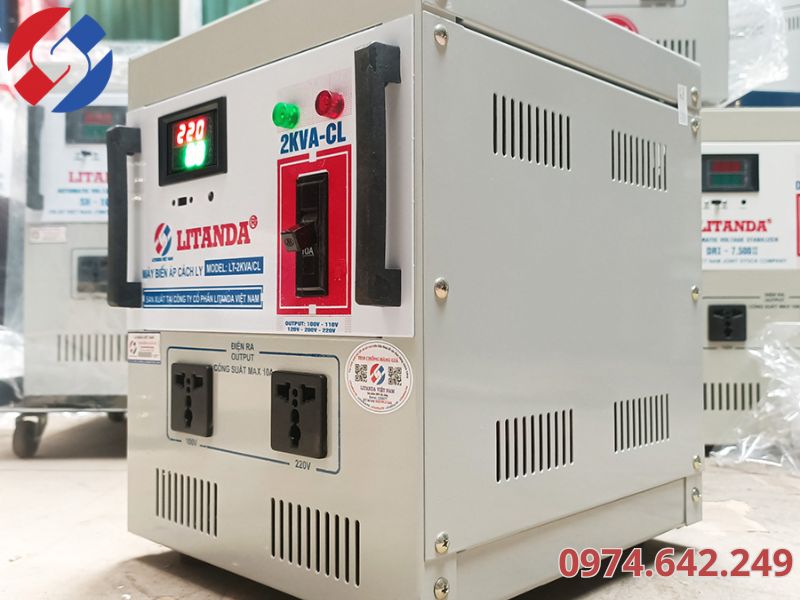 Chi tiết cấu tạo biến áp cách ly