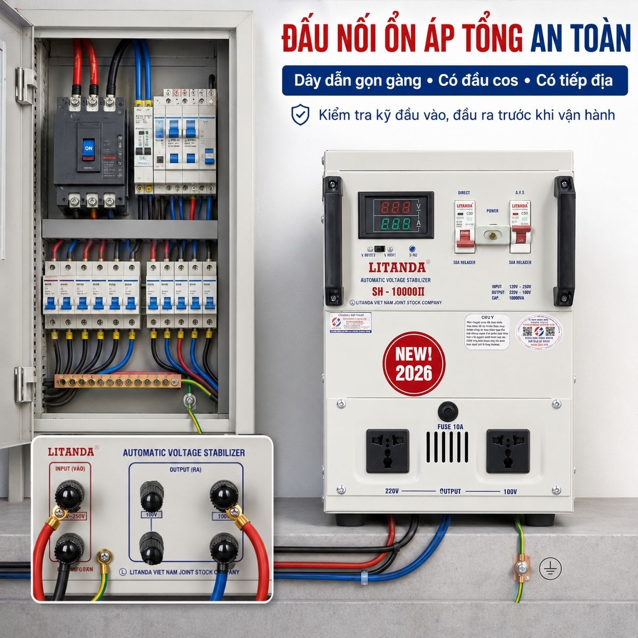 dây điện bao nhiêu mm2 cho ổn áp 3