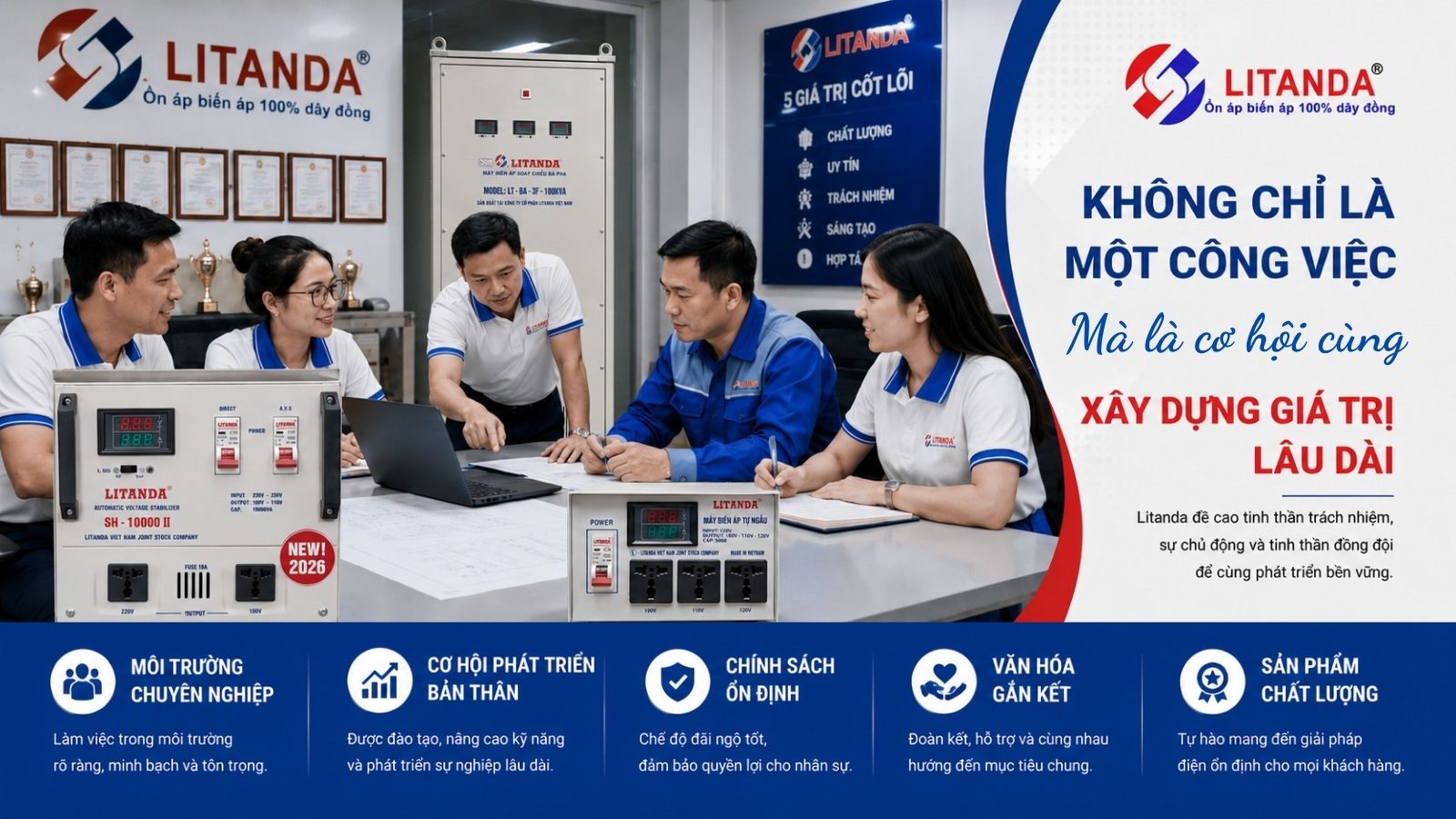 Môi trường làm việc tại Litanda