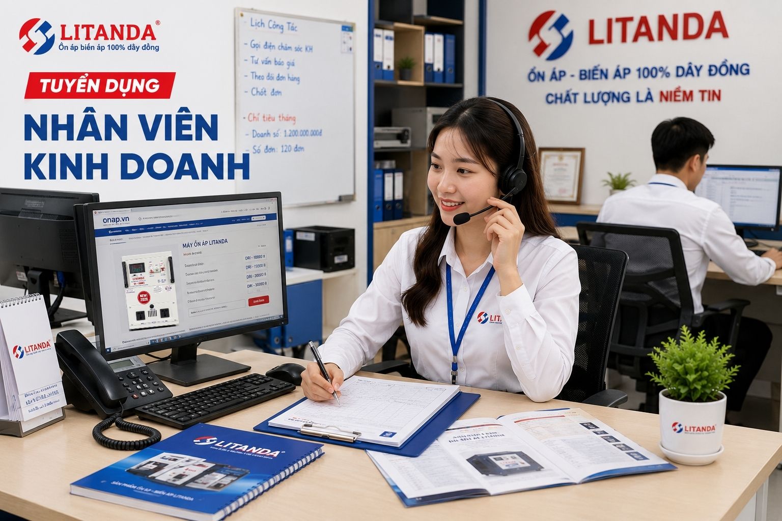 Tuyển dụng nhân viên kinh doanh nữ